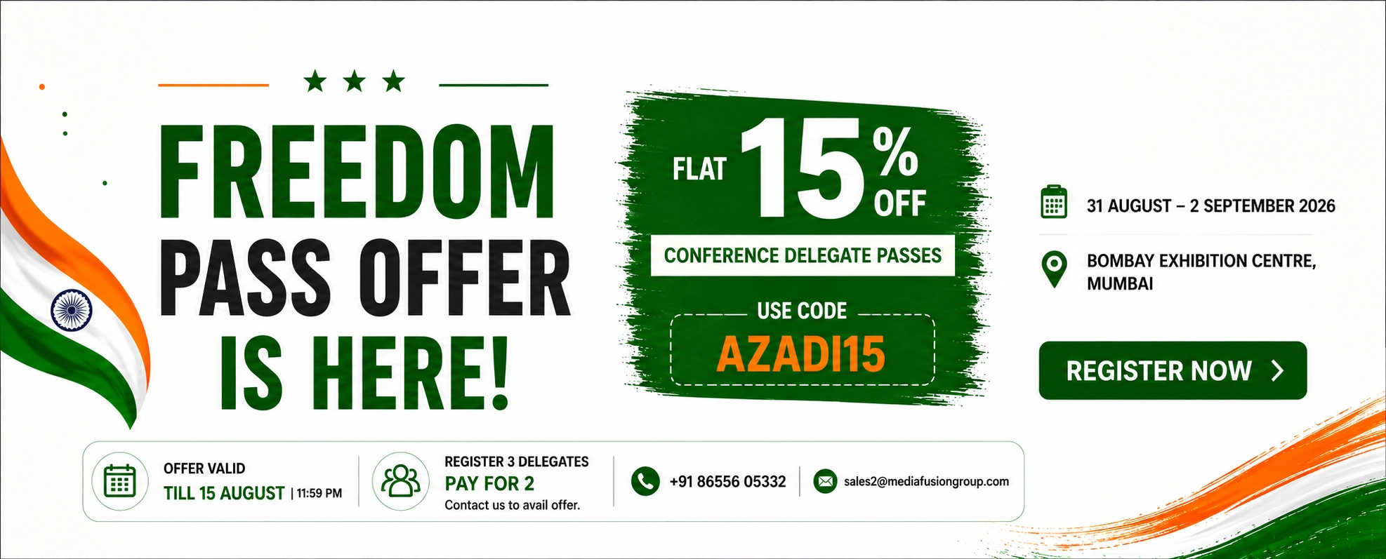 Freedom Pass Offer